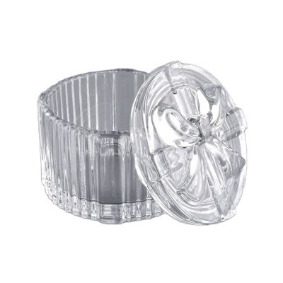 Luxury empty Soy Wax Glass Candle Jars with lids and gift box wholesale