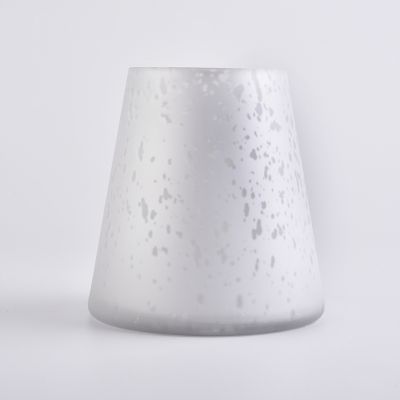 Beautiful Christmas Decoration Mercury Glass Candle Jars
