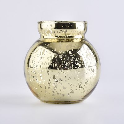 Season Decoration Merucry Glass Candle Jars Wholesale