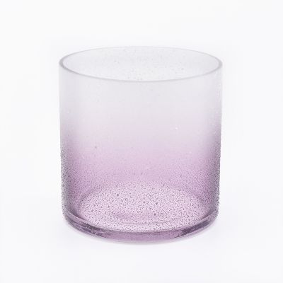 luxury large ombre empty candle glass