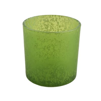 new decoration 14oz green glass candle jars