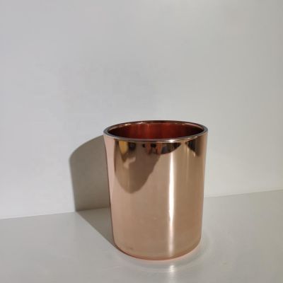 Gold Glass Candle Jar