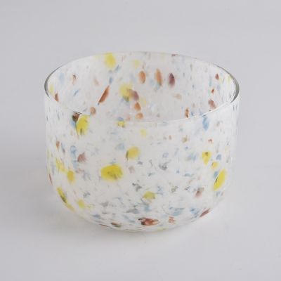 colorful fragrance glass candle jars