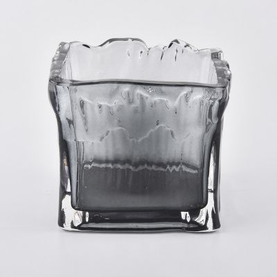fresh spring flower glass jar candle container