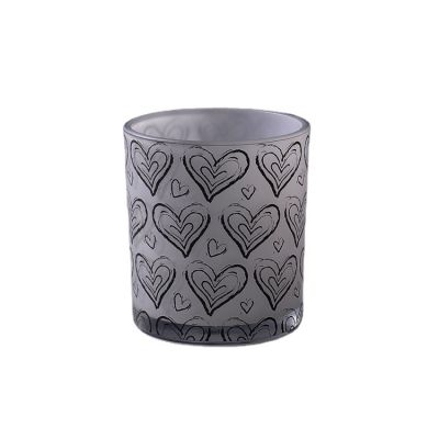 candle jars glass holder available with lid