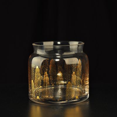 10oz 20oz Wholesales crystal large candle luxury glass jar