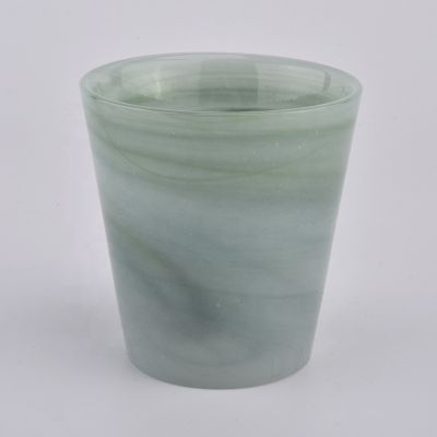heat resistant jars opal glass for candle filling