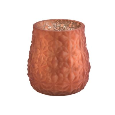 decorative scented glass candle jars supplier