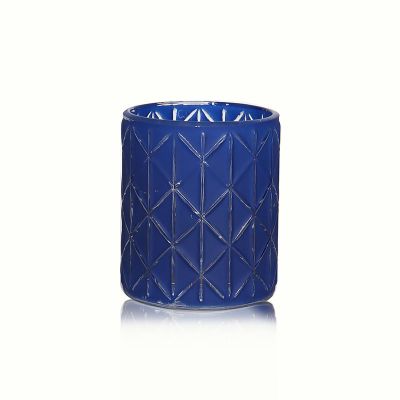 Cheap customized design cut glass candle holder