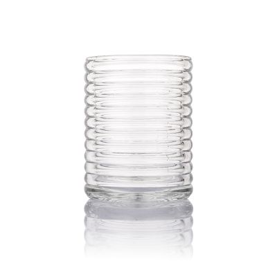 Candle glass candle jars with wooden lids tealight candle holders wedding for home decor