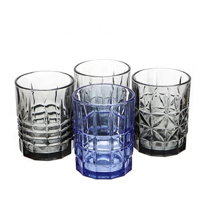 Custom Spray Color 10oz 320ml Empty Glass Candle Jars With Lid For Candle Making