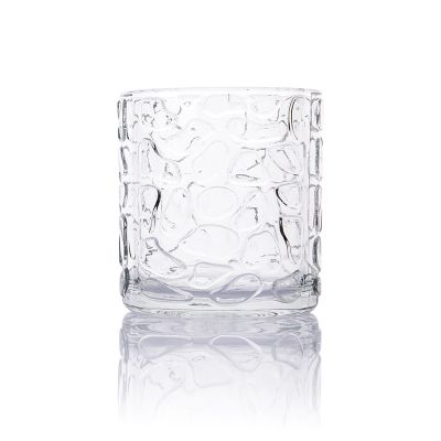 Custom glass candle jars 2021 new candle cups clear high borosilicate glass candle jar