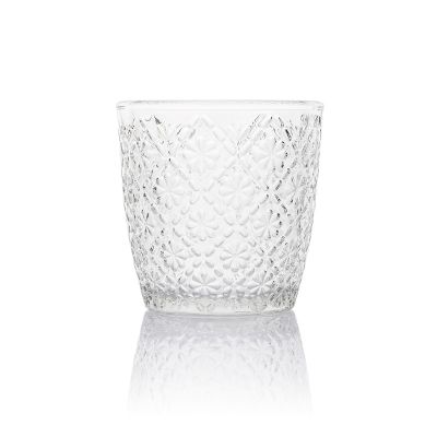 High quality clear 1oz 3oz 4oz 6oz 8oz straight bottom glass candle jars with wooden lids