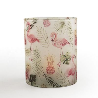 Ornate Luxury Modern Big Empty Vintage Terrazzo Candle Jars