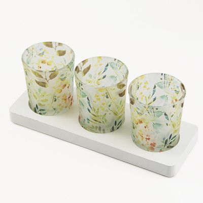 Large Luxury Empty Wholsale Unique Vogue Recycled Candle Jars