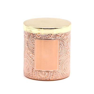 Wholesale Luxury Large Vessel Holder Unique Vessels Empty Candles Jar Custom Glass Candle Jars