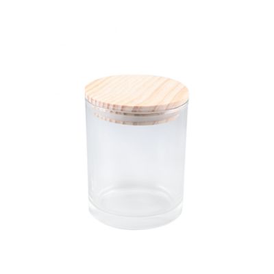 Wholesale Customized Empty Frosted Glass Candle Container