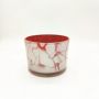 2020 New design glass holder customized color for candle 16 oz empty glass candle jar