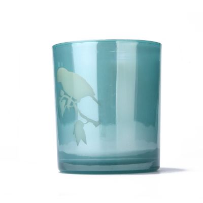 Custom scented home decorative candle glass luxury candle