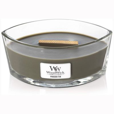 Oval shaped candle glass jar holder for candles