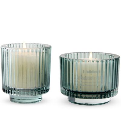 home decor glass taper candle holder wedding colored tealight votive candle holders