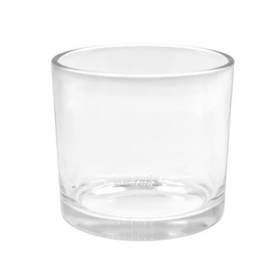 empty transparent 20oz candle glass jars
