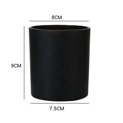 Black candle jars decorative candle jars