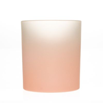 Wholesale elegant glass candle jar holder for wedding decoration colorful bottles jars matches