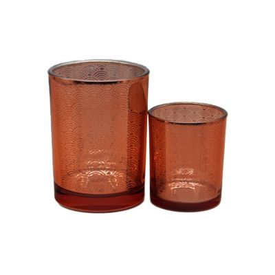 New fund engrave glass candlestick Nordic contracted glass candlestick