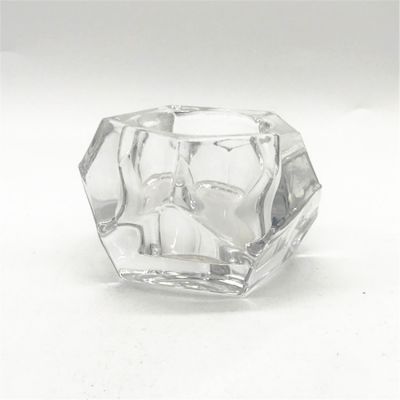 glass skull candle holder for Home Decoration home goods crystal glass candle holder