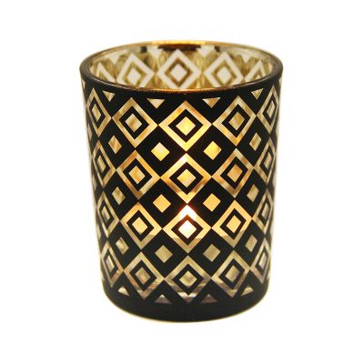 Unique Glass Candle Jars Black Glass Candle Jar Glass Single Candle Holder