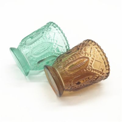 Votive glass candlestick used for wedding decoration cake with candle holder