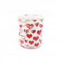 hotselling printing logo colorfull luxury candle container glass jar
