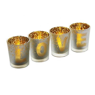 Wholesale custom color logo cylinder new glass candle stick holder set