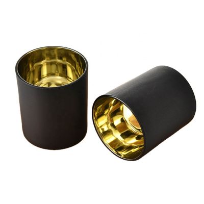 wholesale new plating colorfull glass candle holder
