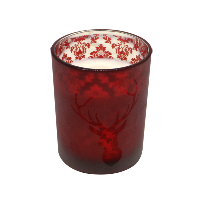 Custom Wholesale Christmas Birthday Party Decorative Candle Jar Glass Scented Candle