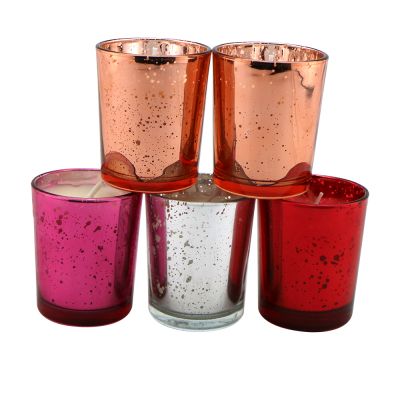 wholesale custom luxury glass candle christmas jar