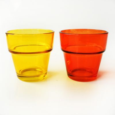 Home Restaurant Party Stained Glass Tea Light Candle Holder
