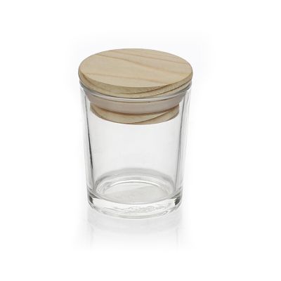 75ML High Quality Luxury Empty Glass Candle Jars Container For Candle Making