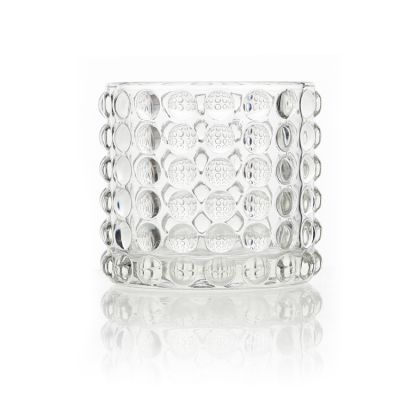OEM Factory Directly Wholesale Customized Clear Empty Luxury Candle Jars Glass Holder