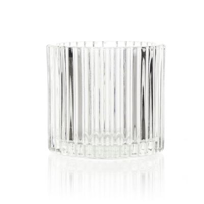 Wholesale 8oz 10oz Soy Wax Scented Candle Holder Candle Glass Jar with Lid Eempty Candle Containers