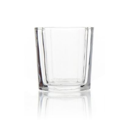 High Quality Glass Candle Holder Candle Glass Jar With Wooden Lids In Bulk