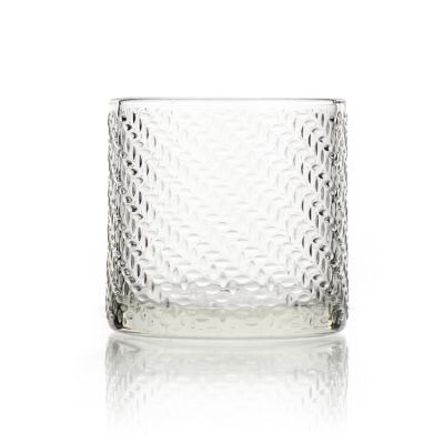 170ML Glass Jars Scented Candle Packaging Cup Holder with Custom Logo Printing
