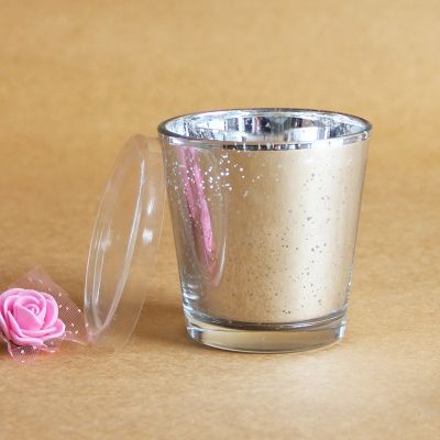High quality glass candle jar candle holder for home decoration holiday birthday christmas 