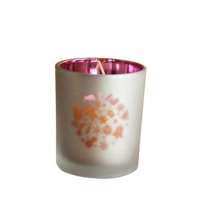 Luxury new style glass candle jar candle holder