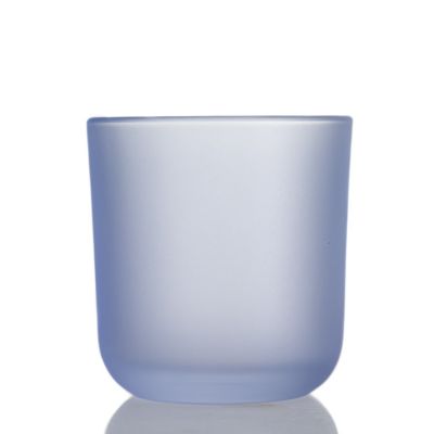 Wholesale candle jars accept custom design glass candle holder for decor