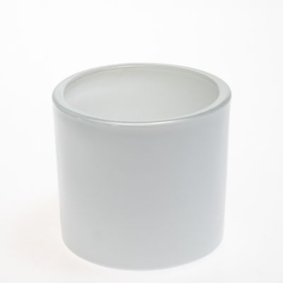 Fragrance Packaging Opal White 220 ml Aroma Reed Diffuser Glass Bottle 260 Round Glass Candle Holder