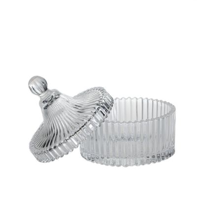 Wholesale candle jars 260ml 9oz glass candle holders for decorative
