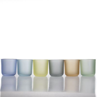 Factory direct sale empty candle jars candle container 10 oz glass jars for candles