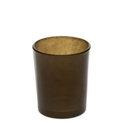 Glass Supplier 90ml Empty Candle Jars / Coloured Glass Cup for Candle Making